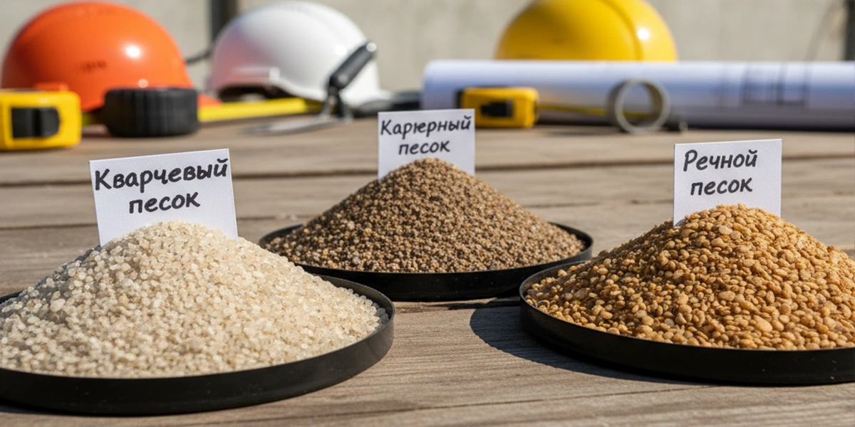 песок для стяжки