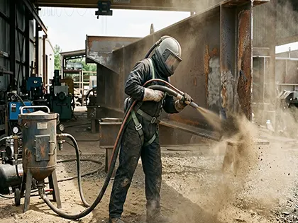 Использование песка для пескоструйной обработки: особенности и преимущества